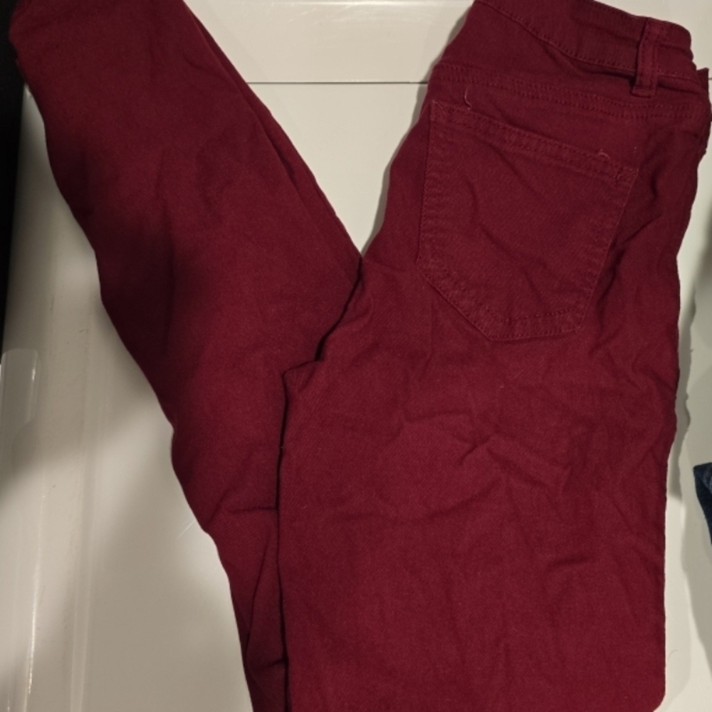 Vanilla Star Cherry Red Skinny Jeans